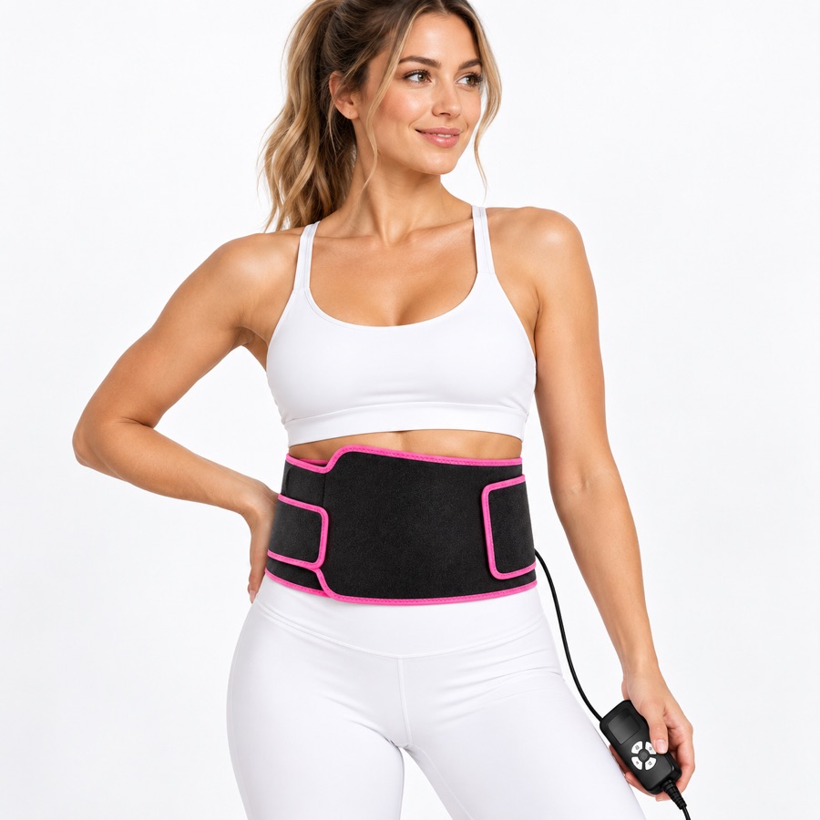 The Ember Wrap worn at the waist